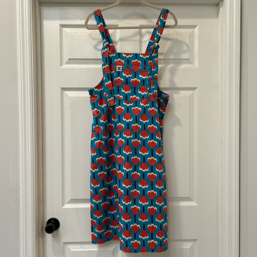 Lucy & Yak Corduroy Freyja Pinafore Dress Size Small